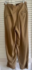 OG WOOL SAFARI PANTS DROP WAIST PLEATS