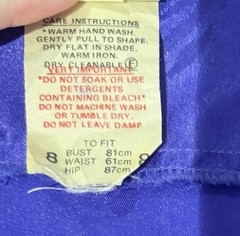 Vintage Syndicate Purple Cocktail Jacket Size AU 8 Balero Satin Retro 1980’s