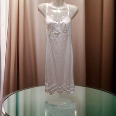 Dixie Belle Made In USA Adjustable Strap Full Slip 36 Tall White Lace