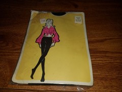 Vtg NEW 60s-70s 90-160lbs 4’10-5’8 Ladies 100% Nylon Opaque Stretch Panty Hose