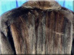 NATURAL RANCH MINK COAT JOSEPH PALANKER & SONS 54 INCHES LONG $9500.00 APPRAISAL