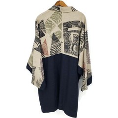Beppa Topper Jacket Womens Large Linen Oversized Top Art to Wear