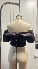 Rare Antique 1890s 1900s Edwardian Corset top In Larger Relative Sizing