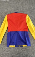 Vintage 90s Escada Margaretha Ley Women’s Multicolor Colorblock Blazer Jacket