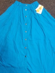 Vintage 90s LizSport Adult Womens Size Medium M Blue Teacher Skirt A-Line New
