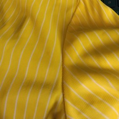 Vintage 1960s California Girl Size 12 Dress Green Mod Stripe Yellow Jacket Set