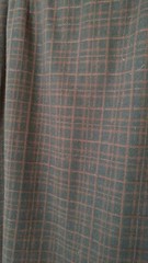 Vintage Wool blend Skirt Pencil straight 24in waist 23in L brown black 1960’s