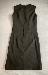 Vintage 60s/70s Black Chiffon Party Cocktail Dress Sz 6 Union Made – USA