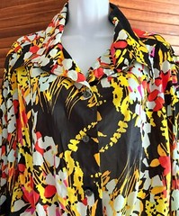 Vintage Shamis Floral Button Down 1970’s M/L