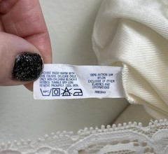 VTG Bali Slip Dress Lingerie Lace Adjustable Strap Ivory Sz 36 Made In USA