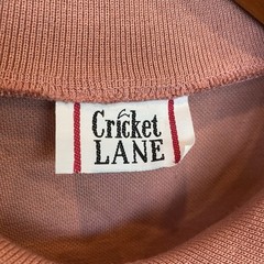 VTG Cricket Lane Pink Pullover Sock Hop Top M 50s Rockabilly Pin Up Womens L/S