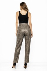 Y2K Harve Benard Snakeskin High Waist Pant Set 2pc XS/S Cocktail Party Night Out