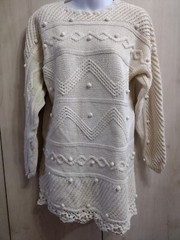 Vintage Women’s Honors Knit Long Decorative Sweater Holidays Fall Winter Cute!!