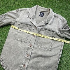 Y2K Vintage Volcom Women’s M Shacket embroidered Skater Emo Grunge