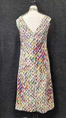 Rare 1960s Mod Rhinestone Boutique Dress By Sara Fredericks