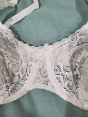 Vintage NWT Playtex Collection Bra 36B Style 4256 Full Figure White Lace NOS