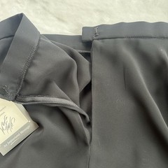 Vtg Lord & Taylor Maxi Skirt 16 Black Full Circle Long Casual Formal NWT