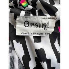 70’s Monochrome Geometric Print Maxi with Neon Blocks