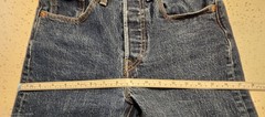Vtg Style Big E Levi’s 501 S Red Label Skinny Button Fly Embroidered SZ 26/28!