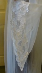 lINGERIE VINTAGE WHITE SHEER DEENA LOUNGE COAT NIGHTY COVER 100% NYLON neocurio