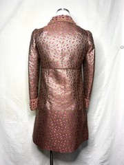 Vintage Metallic Brocade Dress&Coat