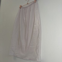 Vintage Satin Half Slip Skirt Elastic Waist Back Slit Pale Pink Lingerie 24.5in