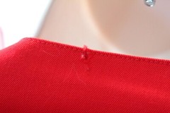 Red Fine Wool Cardigan 12 L Vintage 80s Dolman Sleeve Eleanor Brenner Sweater