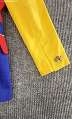 Vintage 90s Escada Margaretha Ley Women’s Multicolor Colorblock Blazer Jacket