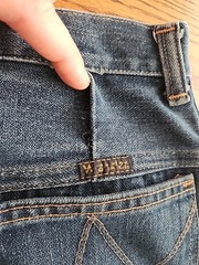 Vtg 70s-80s Wrangler Jeans Talon Zipper Womens 32×34 (29×33) Denim USA Made