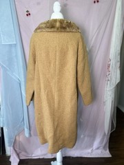 1950s wool coat fur collar carol brent hockanum topaz camel vintage