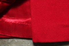 Vintage 60’s USA Union-Made Ruby Red Shagmoor Wool Coat – M / L