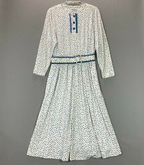 Womens Size 12 VTG Polka Dot Dress Dolman 80s Matti Lynne Pina LoVoi Belted