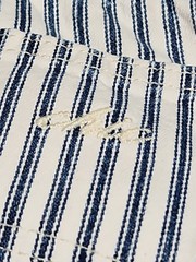 VINTAGE 1980s CHIC Denim High Rise Mom Shorts Pinstripe Flat Front Size 9