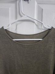John Patrick for geoda design Vintage green open knit cardigan set beachy Large