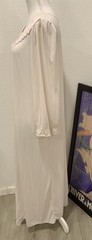 Vtg Lorraine Silky Nylon Soft Pink Nightgown Embroidered Lace Trim USA Large
