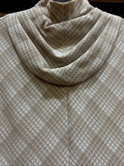VTG 1970s Dress Jane Justin Don Sophisticates Metallic Diamond Print Boho Glam