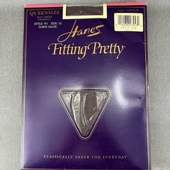 Lot of 14 Vintage Hanes Nylon Pantyhose Size Queen Plus Tall Short Black Tan
