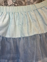 Women’s Blue Tulle Square Dance Petticoat Crinoline Underskirt 65 Yds
