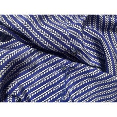 Vintage Evan Picone Size 12 (vintage size) Blue White Wrap Blouse Long Sleeve