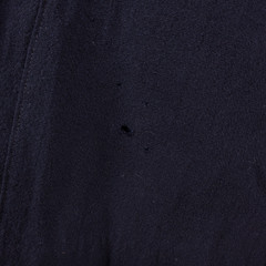 Vintage 1940s Midnight Blue Wool Crepe Gothic Cape Cloak Arm Slits Dark Academia
