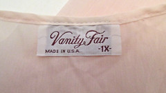 Vanity Fair Polyester/Nylon/Cotton Soft Blend Embroidered Nightgown 1X USA made