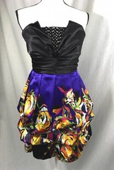 XOXO colorful, bubble party dress, size 9 (# 1137)