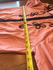 VTG Cricket Lane Pink Pullover Sock Hop Top M 50s Rockabilly Pin Up Womens L/S