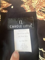 Vtg Carole Little Size 10 Art to Wear Blazer Gauze Geometric Multicolor