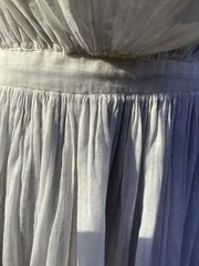 Vintage Antique 1900’s Fine Lawn Dress 32-22-50 unworn? Child /Petite Woman