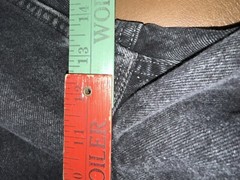 Vintage USA Levi’s 551 Relaxed Fit Tapered Leg Black Jeans Sz. 18 L (?)