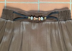 Vintage 90s Brown Melrose High Waisted Wide Leg Culottes Shorts size S USA Made
