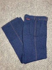 Vintage 70’s Levis Big E Jeans Womens 28×34 Juniors Dark Wash RARE NOS