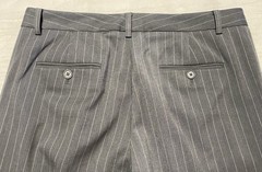 Vintage Calvin Klein, Womens 4 Gray 2 Piece Androgyny Pinstripe Pant Blazer Suit