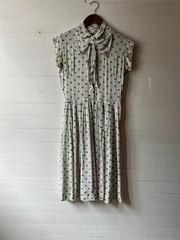 Vintage 1940s Polka Dot Dress – 38x28x39 AR FL